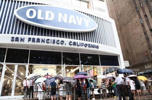 oldnavy進軍中國西部市場 銷售男士、女士及嬰幼兒童全系列產品