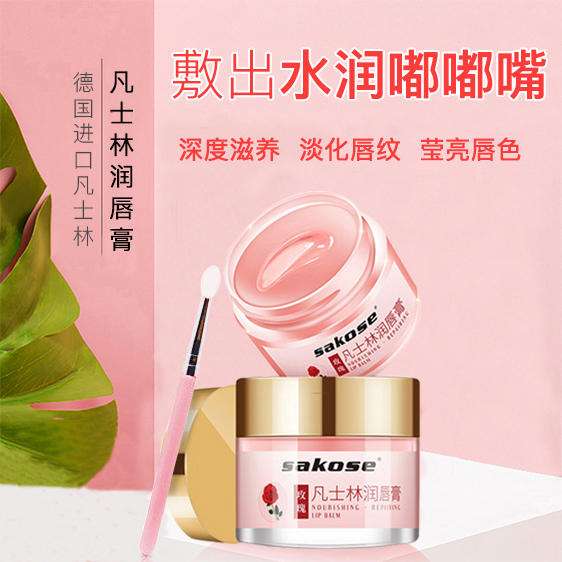 sakose凡士林潤唇膏 保濕滋養(yǎng)，讓你擁有水潤?quán)洁酱? width=