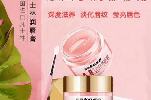 sakose凡士林潤唇膏 保濕滋養，讓你擁有水潤嘟嘟唇