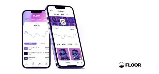 NFT投資組合跟蹤平臺(tái)Floor完成了800萬美元的種子輪融資